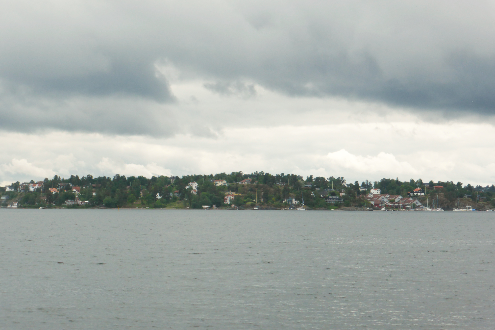 Häuser am Ufer von Dalarö
