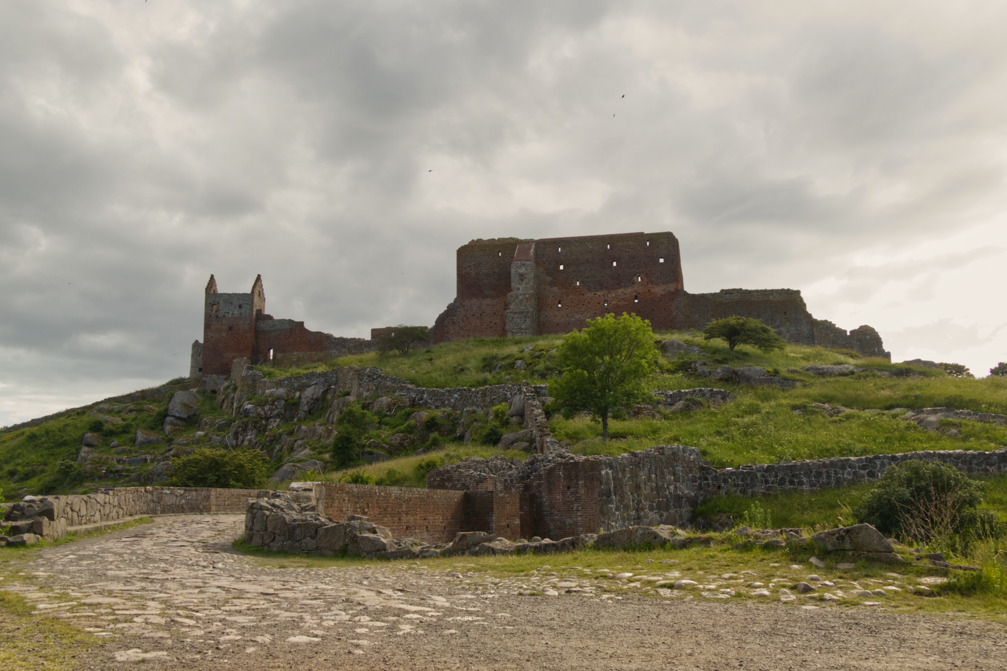 Ruine der Burg Hammershus