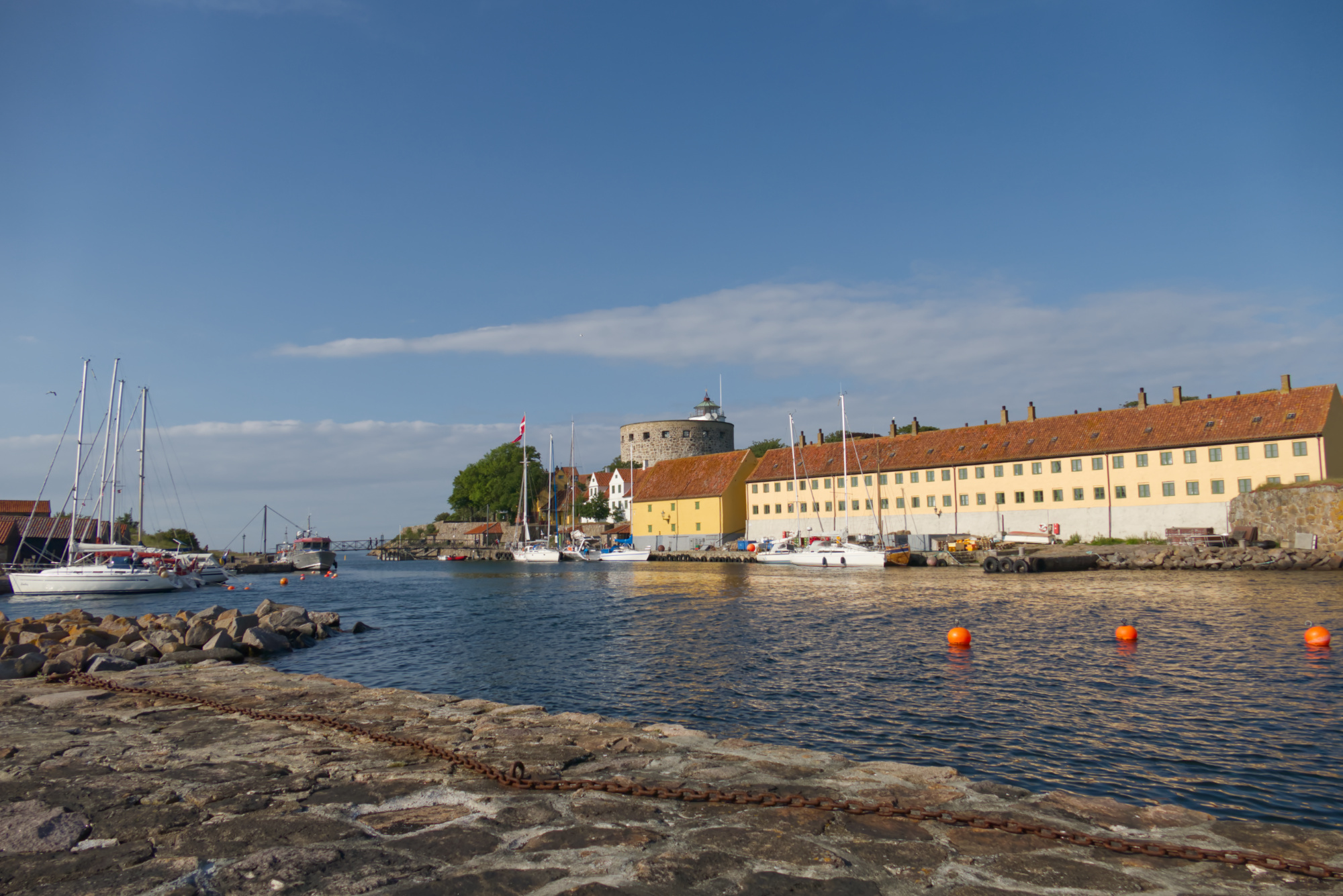 Der Hafen von Christiansø