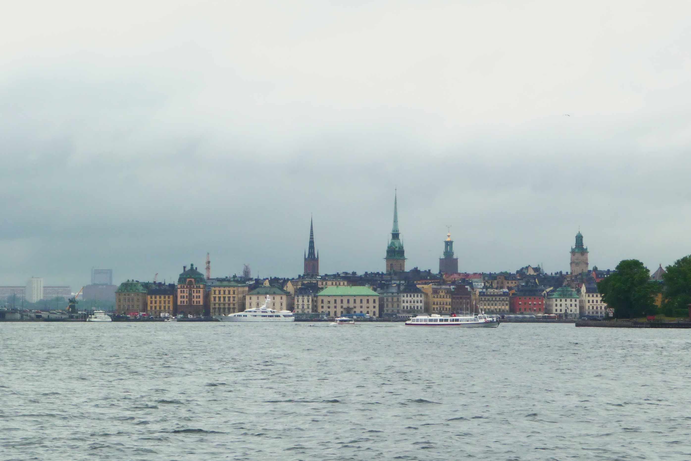 Am Ziel: einlaufen in Stockholm